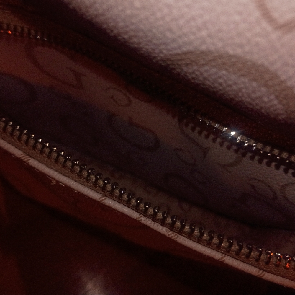 GUESS Beige Monogram Drawstring Backpack - Picture 9 of 16
